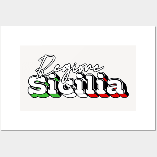 Regione Sicilia --- Retro Design Posters and Art